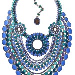 Necklace Miranda Konstantinidou Ethnic Mosaic SS2014, blue stones