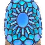 Bangle Miranda Konstantinidou Ethnic Mosaic SS2014, blue stones